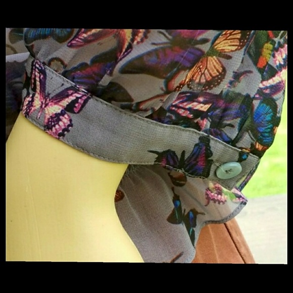 ▪️TED BAKER▪️Butterfly ‘BATSEA' Ruffle Top - Picture 4 of 7